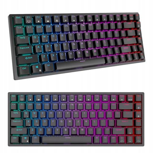 Bezprzewodowa Klawiatura Mechaniczna Royal Kludge Rk84 Red Switch Rgb na Arena.pl