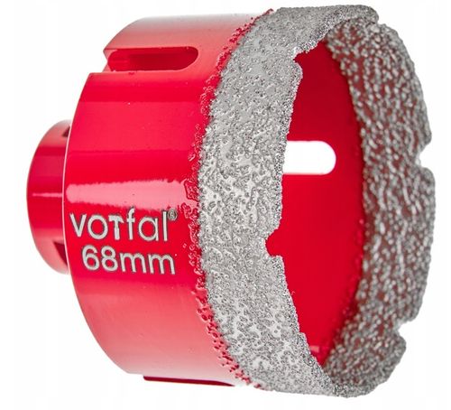 OTWORNICA DIAMENTOWA 68MM + ADAPTER M14 WIERTŁO DIAMENTOWE DO GRESU na Arena.pl