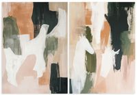 Zestaw dwóch plakatów pastele obrazy 61x91 cm