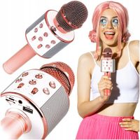 MIKROFON DLA DZIECI BEZPRZEWODOWY KARAOKE GŁOŚNIK BLUETOOTH NA PREZENT