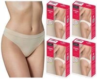 4 X GATTA BEZSZWOWE LILI DAMSKIE STRINGI NATURAL M