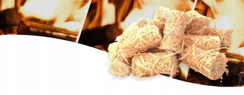 Podpałka do kominka rozpałka grilla pieca ekologiczna naturalna na Arena.pl