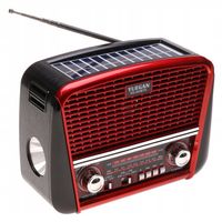 Radio RETRO Przenośne SOLARNE Głośnik Latarka MP3 USB Solar BLUETOOTH 1430