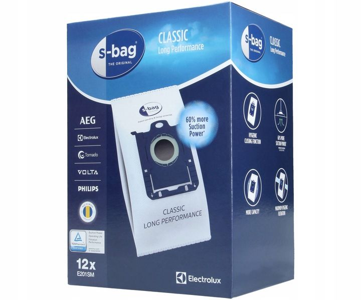 Worki S-Bag Classic 12szt + FILTR HEPA zdjęcie 12