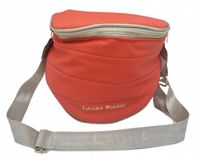 Laura Biaggi - duża nerka saszetka listonoszka pomarańczowy pikowana KB12