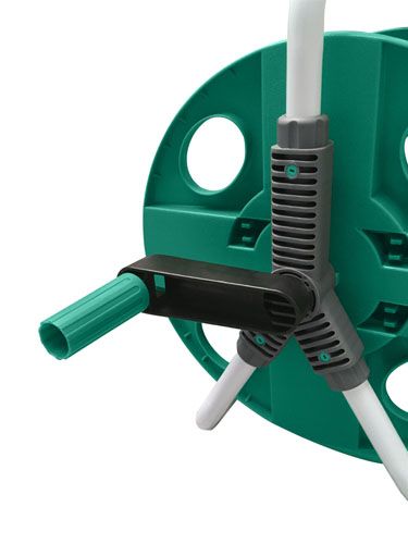 Zwijak do węża ogrodowego ze stojakiem ręczny 2w1 1/2" 35m na Arena.pl