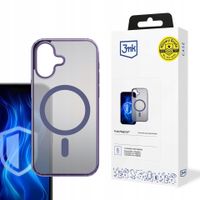 Etui z MagSafe na Apple iPhone 16 Plus - 3mk Frosty MagCase Purple