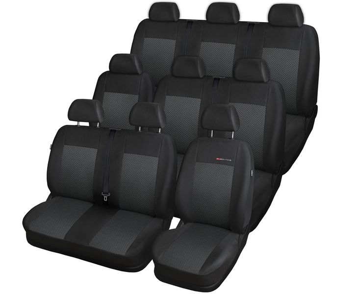 VW T-5 BUS 9-os 2003-2015 Pokrowce fotele szyte na miarę zdjęcie 1