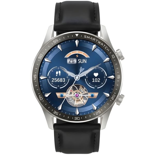 smartwatch gravity srebrny 2 paski gt10-7 zdjęcie 10