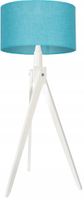 LAMPA PODŁOGOWA TRÓJNÓG, DREWNO, różne RODZAJE