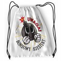 Plecak Sportowy Szkolny Asystenta Worek Torba Z Nadrukiem Ze Zdjęciem