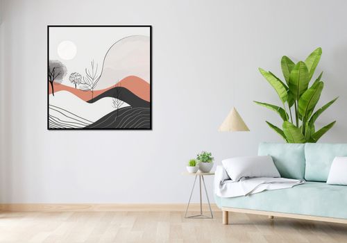 Plakat 100x100cm Półcień Widoku na Arena.pl