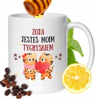 Kubek Dla Zoi Koleżanki Przyjaciółki Żony Prezent Z Nadrukiem Biały 330Ml