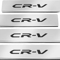 Listwa progowa HONDA CR-V MK5 Stal nierdzewna 304 połysk z czarnymi literam