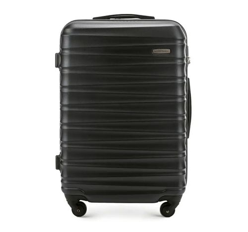 Walizka średnia z ABS WITTCHEN 56-3A-312-11 twarda wytrzymała lekka czarna na Arena.pl