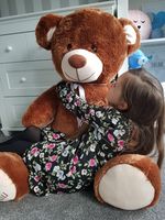 DUŻY MIŚ PLUSZOWY 160cm WIELKI PLUSZAK GIGANT - Brązowy