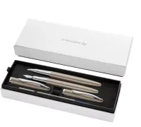 Zestaw Jazz Noble Taupe pióro wieczne + pióro kulk