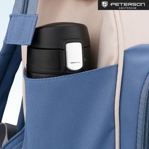 plecak materiałowy ptn jmb-01-6772 cream blue na Arena.pl