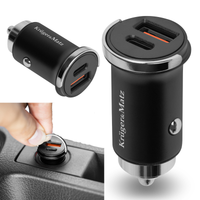 Szybka ładowarka samochodowa 30W  USB C do zapalniczki 12-24V  QC  PD