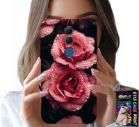 ETUI DO HUAWEI MATE 20 LITE - PIĘKNE RÓŻOWE RÓŻE, KWIECISTE WZORY, CASE