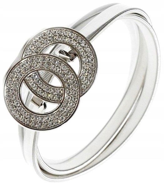 Damski Pasek Kółka Sprężyna Snake Pancerka Metal zdjęcie 2