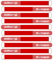 Opaski rzepowe do kabli 10 x 120 mm czerwone 10 szt.