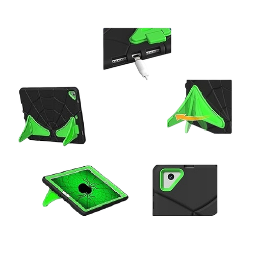 Etui Silikonowe do iPad 5 6 9,7 Cali Stojak Czarne Pancerne Ochronne na Arena.pl