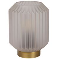 Nocna LAMPKA stojąca SUENO 45595/01/31 Lucide loftowa LAMPA stołowa złota biała