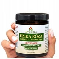 Dzika Róża ekstrakt z witaminą C 200g 200 porcji odporność skóra stawy