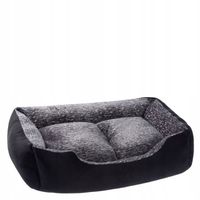 PETSTUFF poduszka dla psa czarny 90 cm x 65 cm
