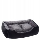 PETSTUFF poduszka dla psa czarny 90 cm x 65 cm