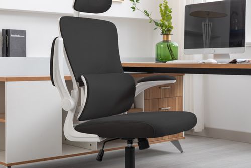 fotel zeo czarny biały na Arena.pl