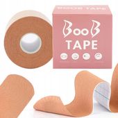 Taśma Modelująca Unosząca Biust Dekolt BOOB TAPE 5cm Natural MASTIVO