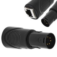 Przejściówka Adapter ADJ ACRJ455PM RJ45 na XLR 5-pin Męski DMX