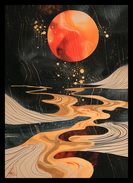 Plakat 25x35cm Planetarny Taniec zdjęcie 2