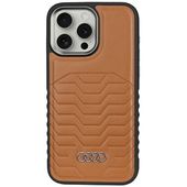 Audi Synthetic Leather MagSafe iPhone 14 Pro Max 6.7" brazowy/brown