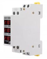 WOLTOMIERZ WSKAŹNIK NAPIĘCIA 3-FAZOWY DIN BV-3R 80 - 500V AC CYFROWY LCD