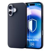 apple iphone 16 plus - 3mk hardy silicone magcase graphite