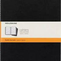 Zestaw 3 zeszytów Moleskine Cahier Journals XL (19x25cm) w linie