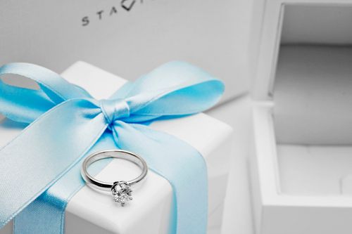 exclusive | cudowny zaręczynowy pierścionek 0,50ct w 18-karatowym złocie na Arena.pl