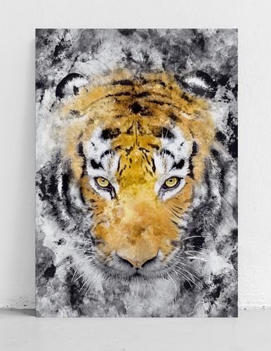 Plakat tygrys abstrakcja 30x40 cm na Arena.pl