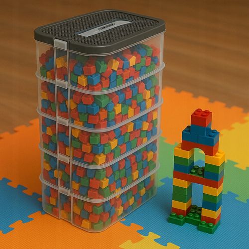 Pudełko Na Klocki- 5 Poziomów 35L Kruzzel 25759 na Arena.pl