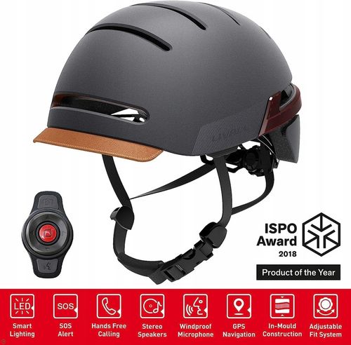 Kask rowerowy inteligentny LED/SOS Livall BH51M na Arena.pl