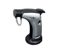 Srebrny Palnik Gazowy Żarowy JET na Gaz Butan Wiatroodporny Mocny Gentelo