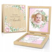 Pudełko na pieniądze NADRUK pamiątka CHRZEST