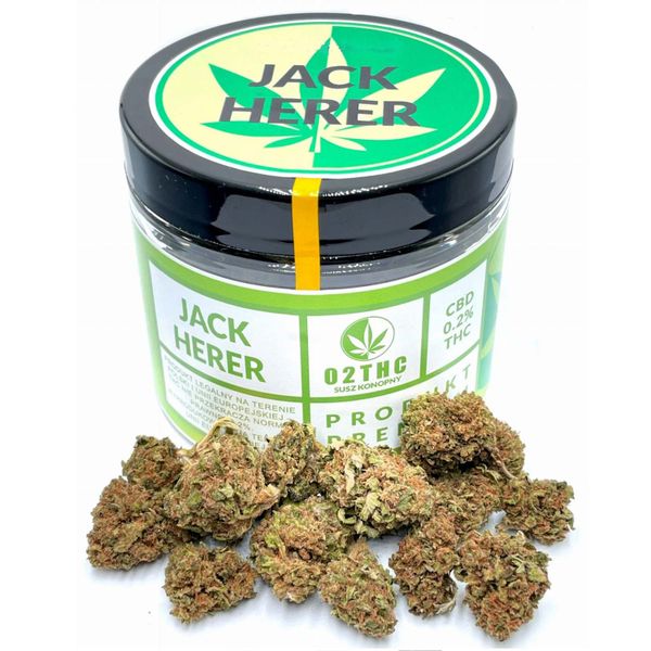 Susz konopny CBD | JACK HERER | 100 g zdjęcie 1