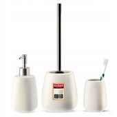 KADAX Zestaw Łazienkowy 3W1 Komplet Do Wc Biały