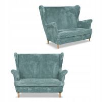 sofa kanapa uszak bonito skandynawska sztruks paski family meble j. zielona