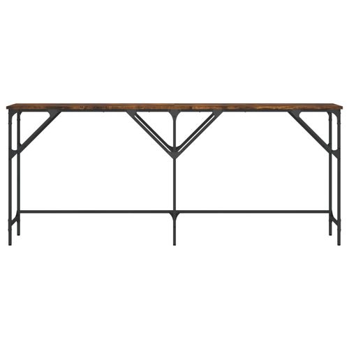 Stolik konsolowy, przydymiony dąb, 180x29x75 cm na Arena.pl