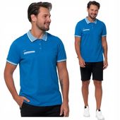Koszulka Polo Męska Bawełniana Polówka Modna Premium ZIELONY MORAJ - S